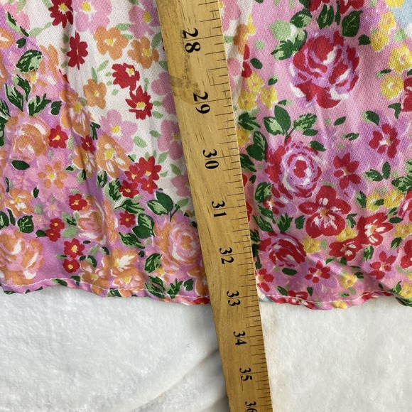 NWT‎ Angie Mini Dress Women Sz S Colorful Floral Cottagecore - Picture 5 of 8